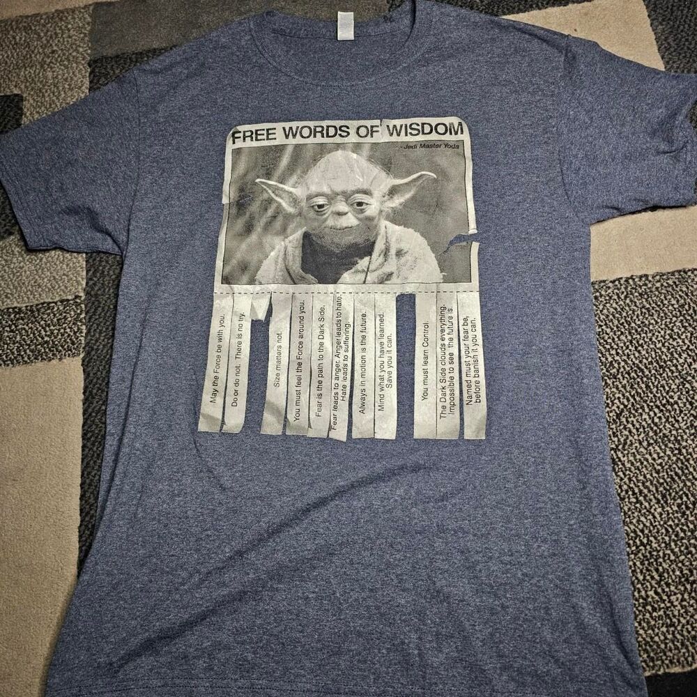Gildan Men's Grey and Navy‎ T-shirt